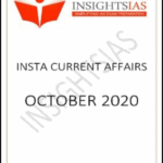 Insights IAS Insta Current Affairs October 2020 Printed Notes English Medium
