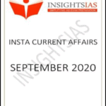 Insights IAS Insta Current Affairs September 2020 Printed Notes English Medium