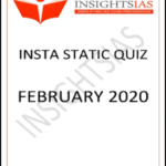 Insights IAS Insta Static Quiz Monthly Compilation February 2020 Printed Notes English Medium