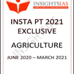 Insights Ias Pt Exclusive Agriculture 2021 Printed Notes English Medium
