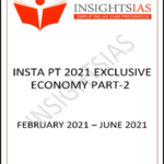 Insights Ias Pt Exclusive Part-2 Economy 2021 Printed Notes  English Medium