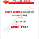InsightsonIndia IAS Mains Monthly Secure Synopsis April 2020 Printed Notes English Medium