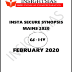 InsightsonIndia IAS Mains Monthly Secure Synopsis Feburary 2020 Printed Notes English Medium