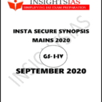 InsightsonIndia IAS Mains Monthly Secure Synopsis September 2020 Printed Notes English Medium