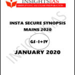 Insightsonindia IAS Mains Monthly Secure Synopsis January 2020 Printed Notes English Medium