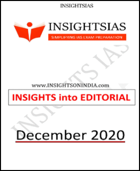 Insightsonindia IAS Monthly Editorial Printed Notes December 2020 English Medium