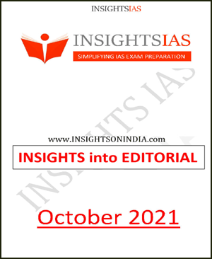 Insightsonindia IAS Monthly Editorial Printed Notes October 2021 English Medium