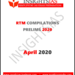 Insightsonindia Ias Monthly RTM Compilation Prelims April 2020 Printed Notes English Medium