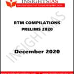 Insightsonindia Ias Monthly RTM Compilation Prelims December 2020 Printed Notes English Medium