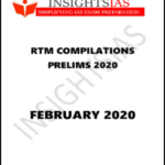 Insightsonindia Ias Monthly RTM Compilation Prelims Feburary 2020 Printed Notes English Medium