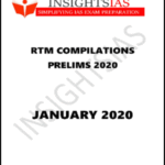 Insightsonindia Ias Monthly RTM Compilation Prelims January 2020 Printed Notes English Medium