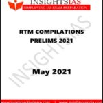 Insightsonindia Ias Monthly RTM Compilation Prelims May 2021 Printed Notes English Medium