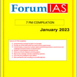 Forum Ias 7 PM Compilation for The Month Of January 2023 English Medium