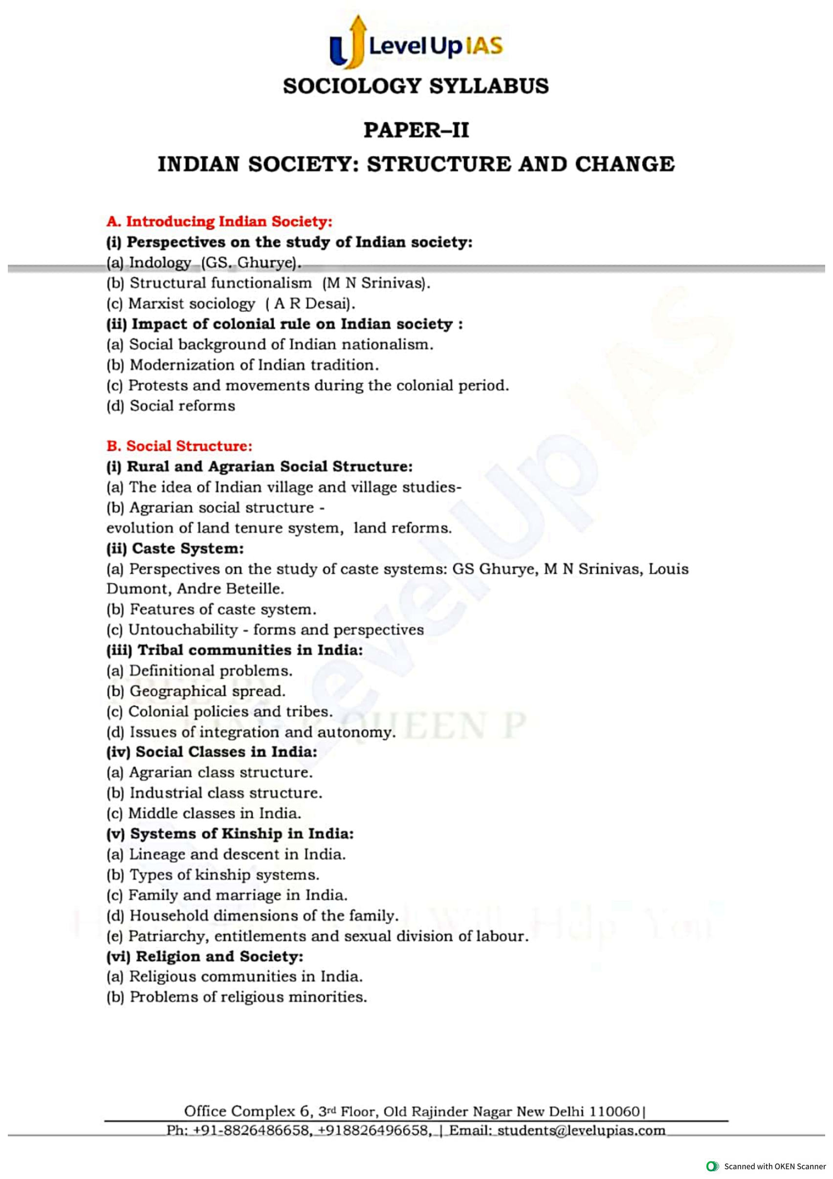 Levelup Ias Sociology Paper - 1 English Medium 2025_Page4