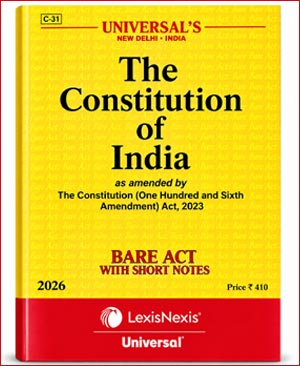 LexisNexis Universal Constitution of India Bare Act 2026