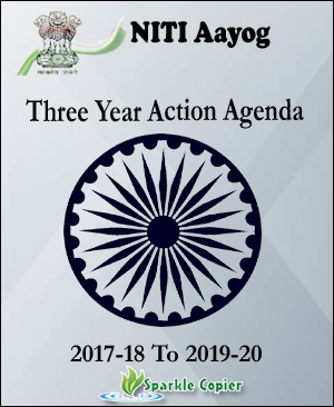 Three Year Action Agenda NITI AAYOG 2017-18 To 2019-20 