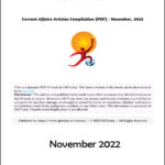 GK Today Monthly Current Affairs Compilation November 2022 Printed Notes English Medium 