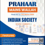 Indian Society Only Ias Prahaar Mains Wallah Static + Current 2025 English Medium