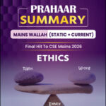Prahaar Summary (Static + Current) Ethics, Integrity And Aptitude Only Ias 2026 English Medium