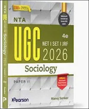 NTA UGC NETSETJRF Sociology Paper 2 By Manoj Sonker Pearson English Medium