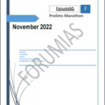 Forum IAS Compilation For The Month Of November 2022 Prelims Marathon English Medium Printed Notes