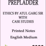 Ethics With Case Studies Prepladder By Atul Garg Sir Printed Notes English Medium 2023
