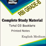 EduTap RBI Grade-B Printed Notes Complete Study Material Total 03 Booklets 2022 English Medium 