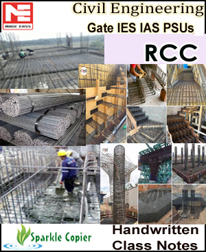 Made Easy Civil Engineering RCC Handwritten Class Notes English Medium