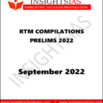 Insights IAS RTM Compilation Prelims September 2022 Printed Notes English Medium 