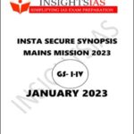 Insights IAS Mains Secure Synopsis January Printed Notes 2023 English Medium 