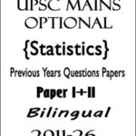 UPSC Mains Optional Statistics Previous Years pyq Questions Papers I+II Bilingual 2011-26