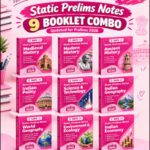 Sunya IAS 9 Booklets 1 Combo Set Prelims Static Revision Notes English Original