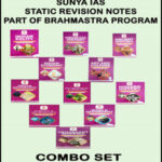 Sunya IAS 11 Booklets 1 Combo Set Prelims Static Revision Notes English Medium Original Book