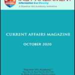 Shankar Ias Monthly Magzine October 2020 Printed Notes English Medium