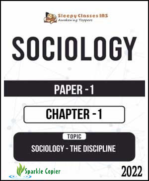 Sleepy Classes Ias Sociology Optional Paper-1 Printed Notes 2022 English Medium