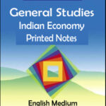 General Studies Indian Economy Printed Notes Part-I+II By Sriram IAS 2022-2023 English Medium 