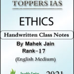 Topper IAS Ethics Class Notes By Mehak Jain Rank-17 English Medium 2021