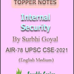 Topper Notes Internal Security Optional Notes By Surbhi Goyal Rank-78 CSE-2021 English Medium