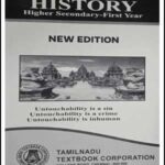 History Higher Secondary First Year by Tamil Nadu New Edition Original Book English Medium