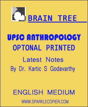 BRAINTREE ANTHROPOLOGY PRINTED LATEST NOTES