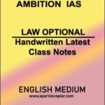 Ambition ias law handwritten class notes