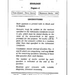 UPSC Zoology Optional  Main  Years Questions Papers I +II 2011-24 Bilingual