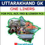 GK One Liners Uttarakhand Printed Notes English Medium