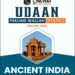 Only IAS Udaan Ancient India For Prelims Static English Medium 2024 Original Book