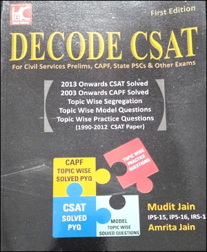 KBC Nano Decode CSAT For Civil Services Prelims By Mudit Jain & Amrita Jain English Medium Original Book