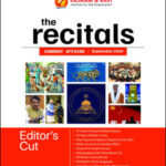 Vajiram & Ravi The Recitals Monthly Current Affairs September 2024 English Medium Xerox Notes