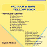 Vajiram and Ravi General Studies Yellow (19 Booklets Book 01 Combo) Set 2027 English Medium Printed Notes