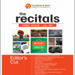 Vajiram & Ravi The Recitals Monthly Current Affairs July 2024 English Medium Xerox Notes