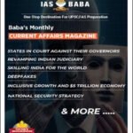IAS Baba Current Affairs Monthly Magazine November 2023 Printed Notes English Medium