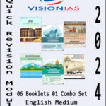Vision IAS Quick Revision Module English Medium 06 Booklets 01 Combo Set 2024